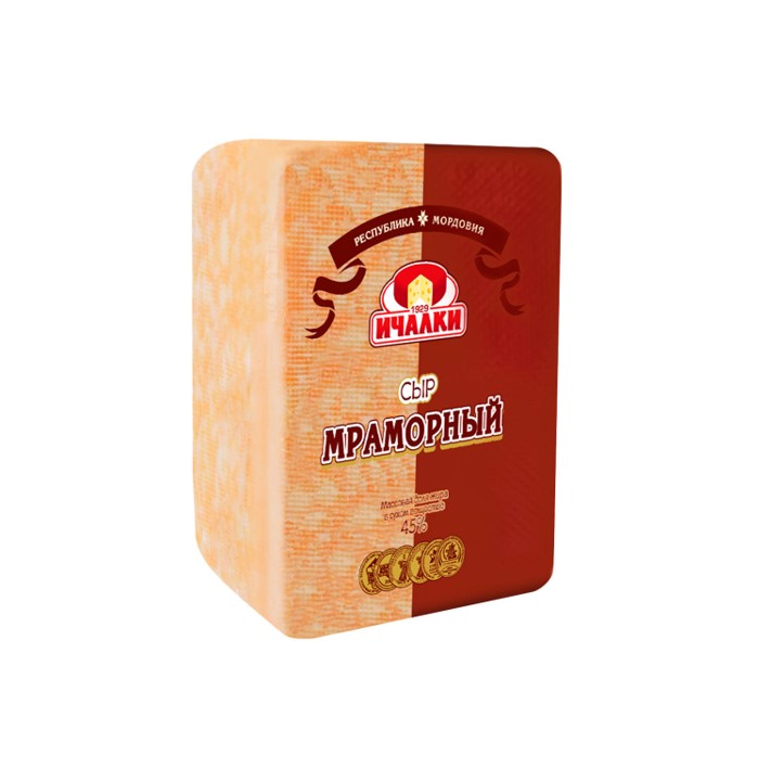 Сыр Мраморный Ичалки 45%
