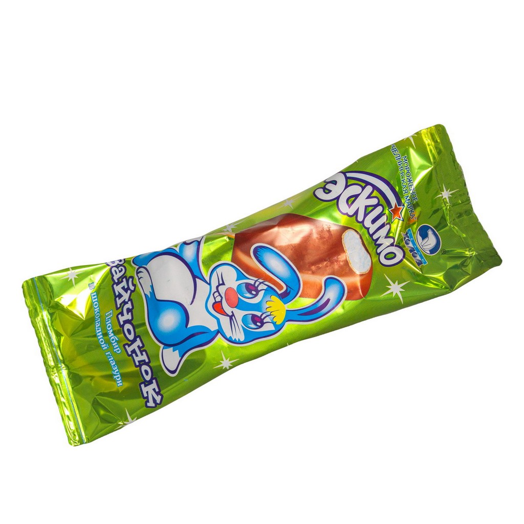 Мороженое НЧ Зайчонок эскимо пломбир 70 г/40 шт.