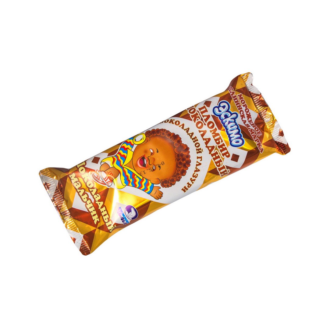 Мороженое НЧ Шоколадный мальчик эскимо пломбир шок. 70 г/40 шт.