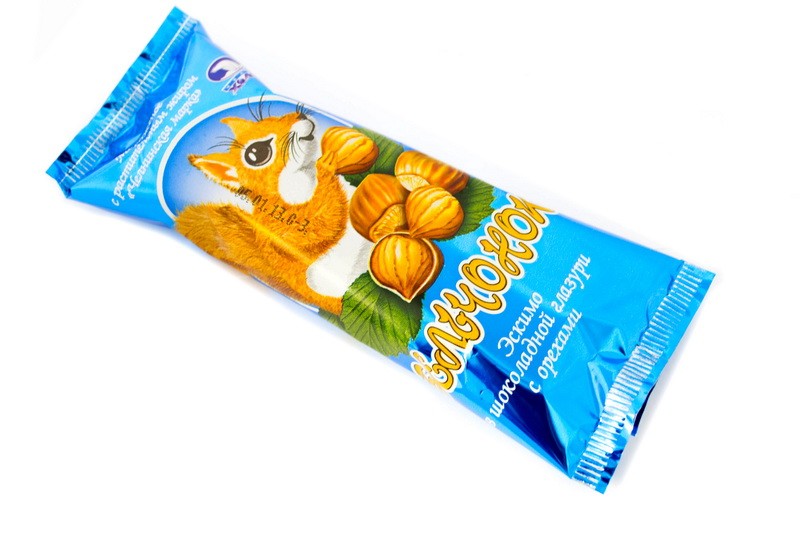 Мороженое НЧ Бельчонок эскимо пломбир 70 г/40 шт.