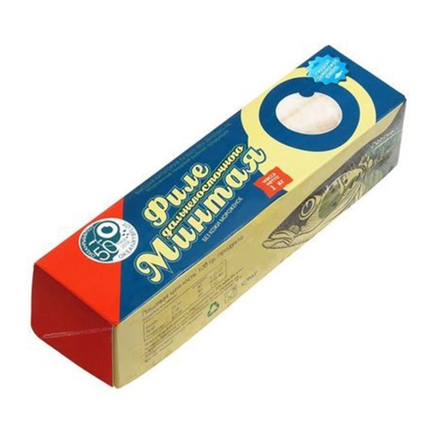 Минтай филе б/к б/ш 1 кг