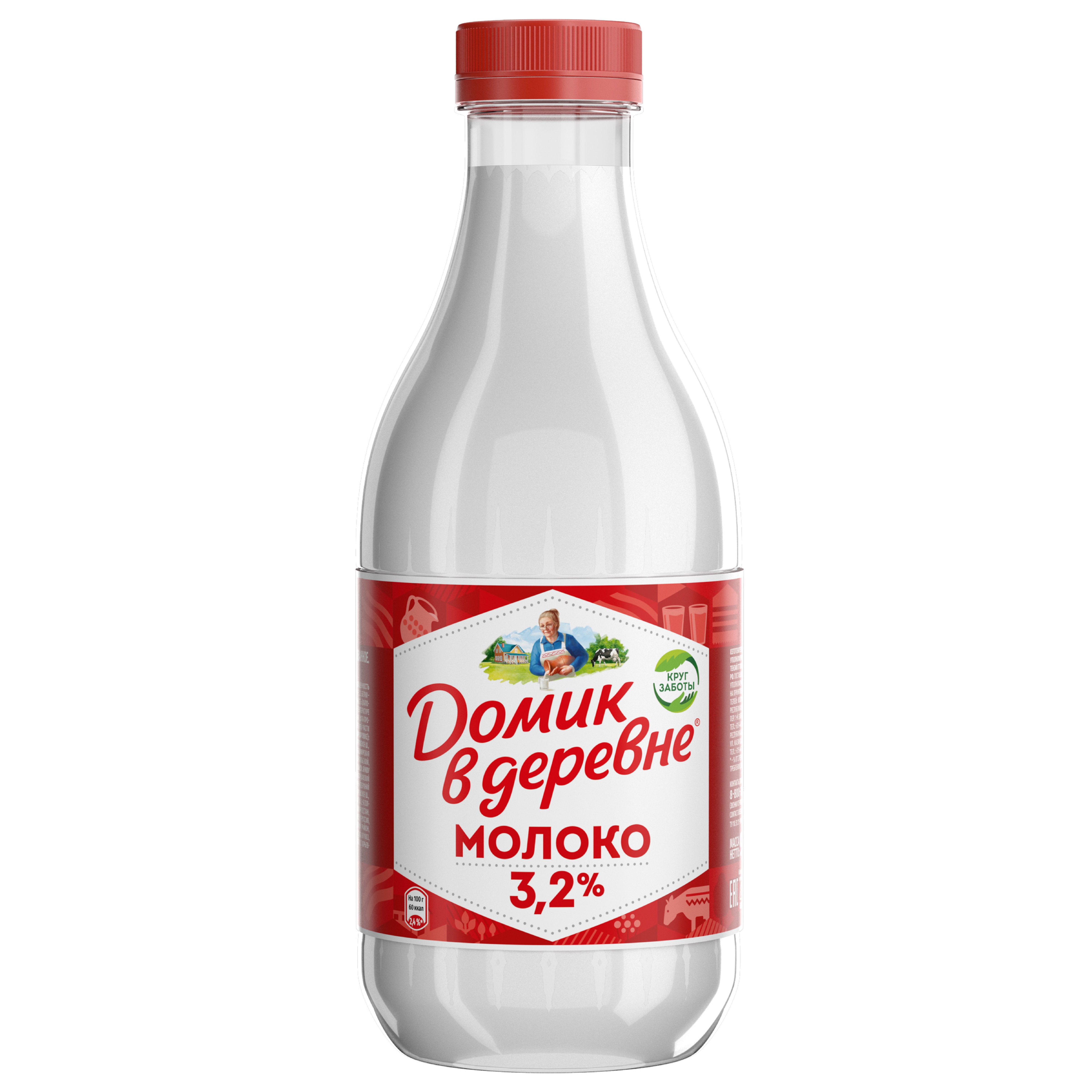 Молоко паст. ДВД 955г 3,2% ПЭТ