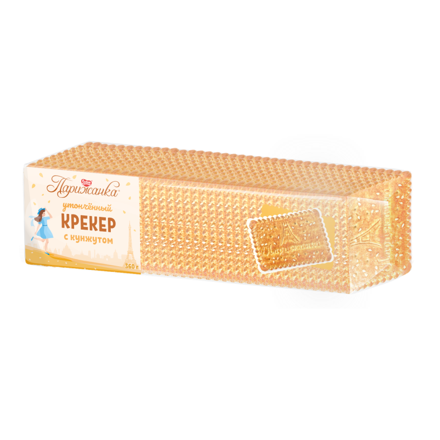 Крекер Сладкая Слобода Парижанка с кунжутом 360гр/15шт