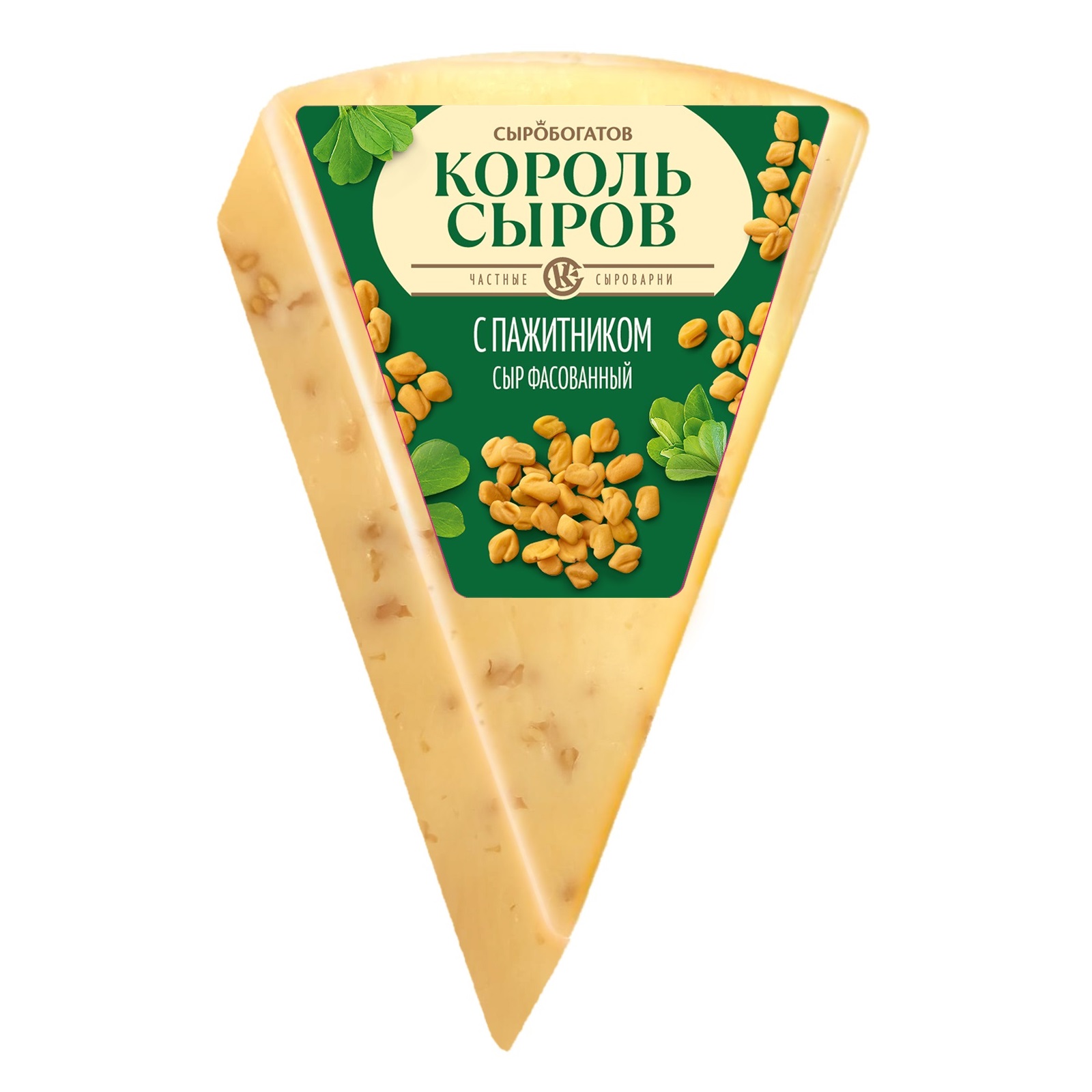 Сыр Сыробогатов Король сыров с пажитн 45% пленка 180г