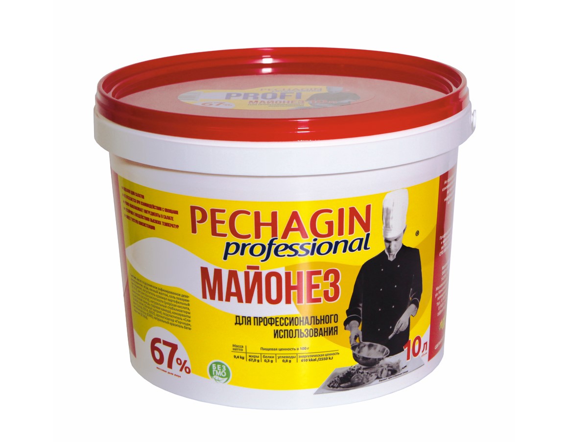 Майонез Pechagin Professional Profi 67% 10л 9,4 кг