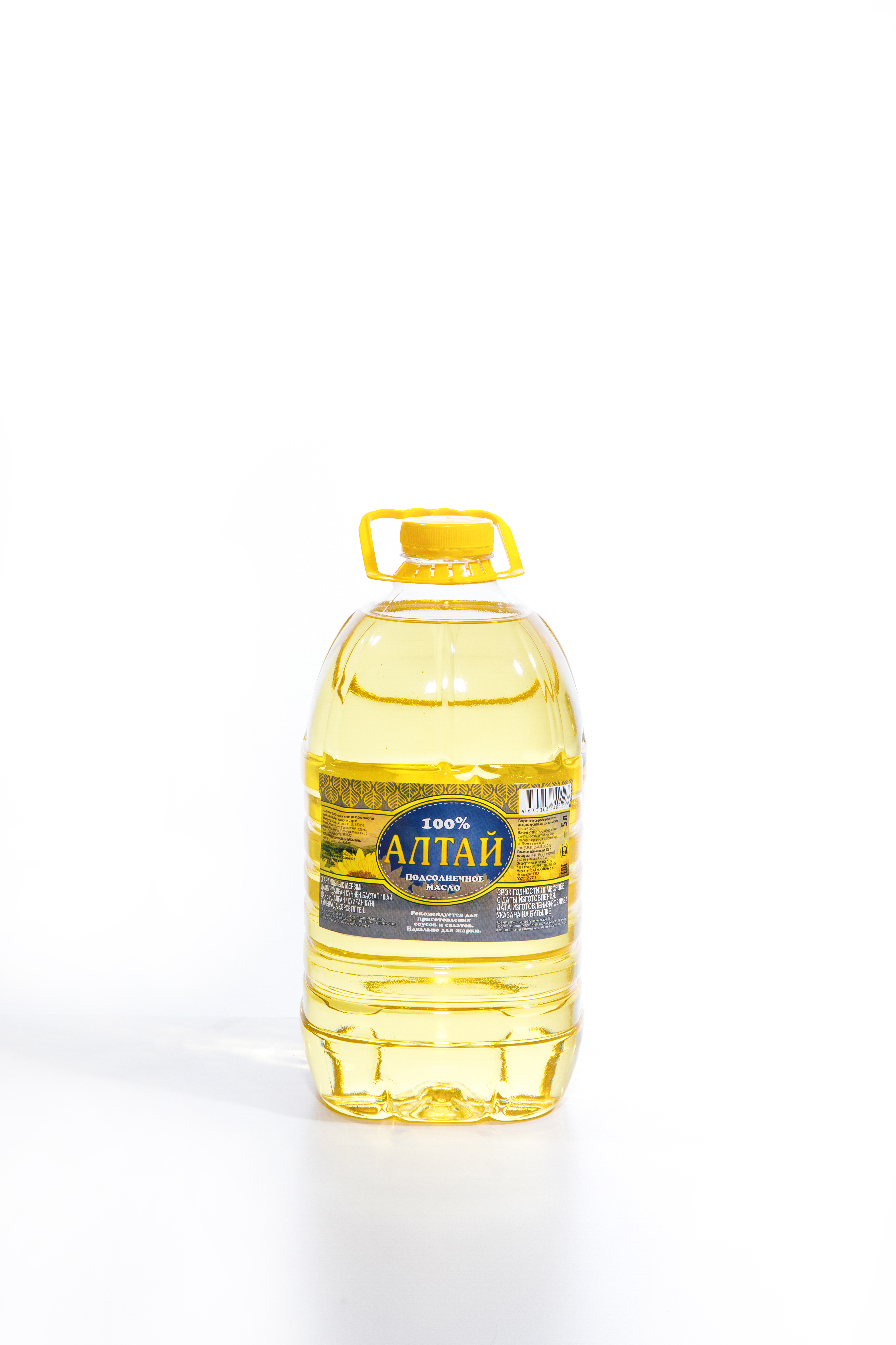 Масло "Алтай" подсолнечное рафинированное дезодорированное 5л*3