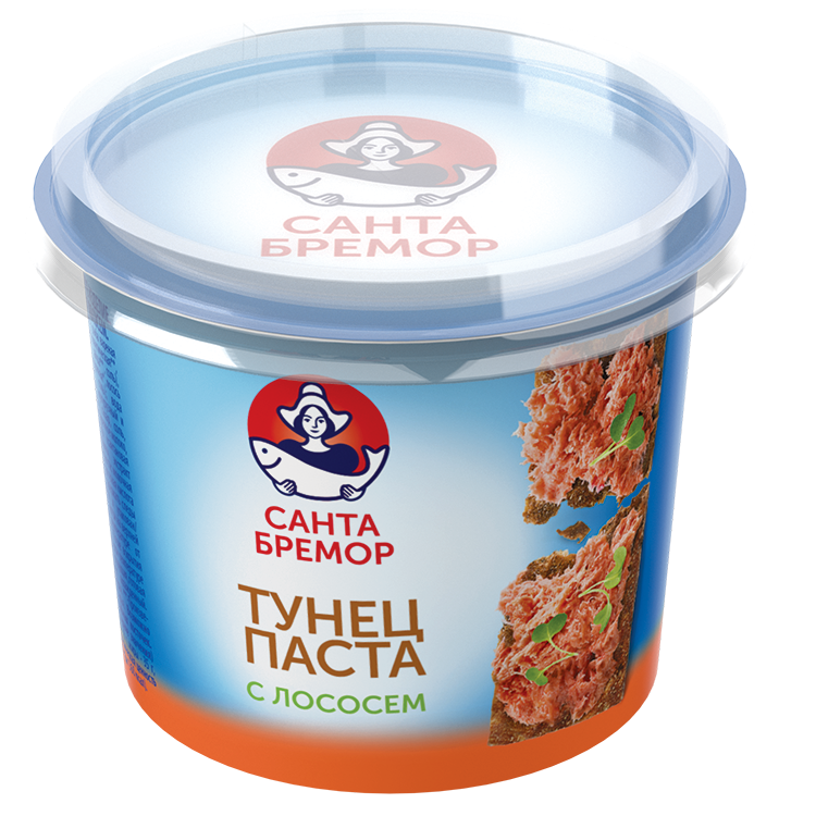 Паста Санта Бремор рыбная с тунцом и лососем 140г