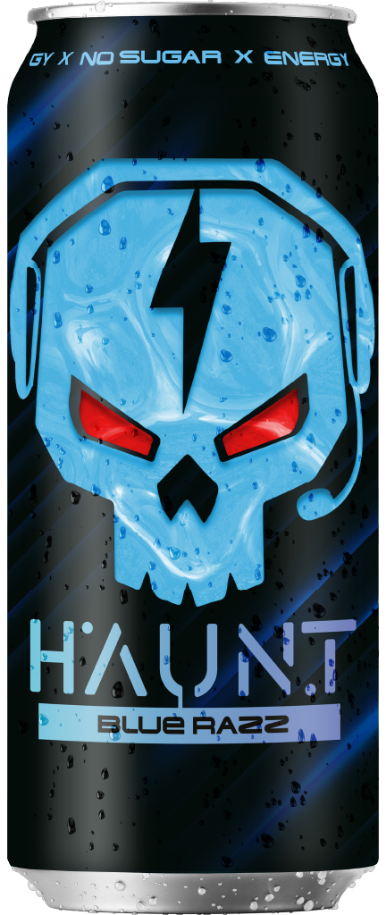 Напиток HAUNT вкус голубая малина 450 мл