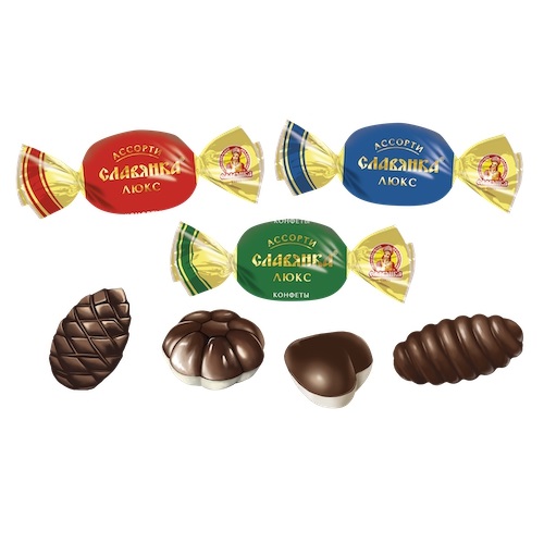 Конфеты Славянка Ассорти люкс 1000гр. (6)
