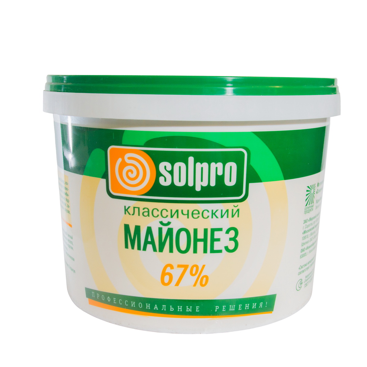 Провансаль класс. 67% 10000мл ведро (9,6кг) (Саратов)