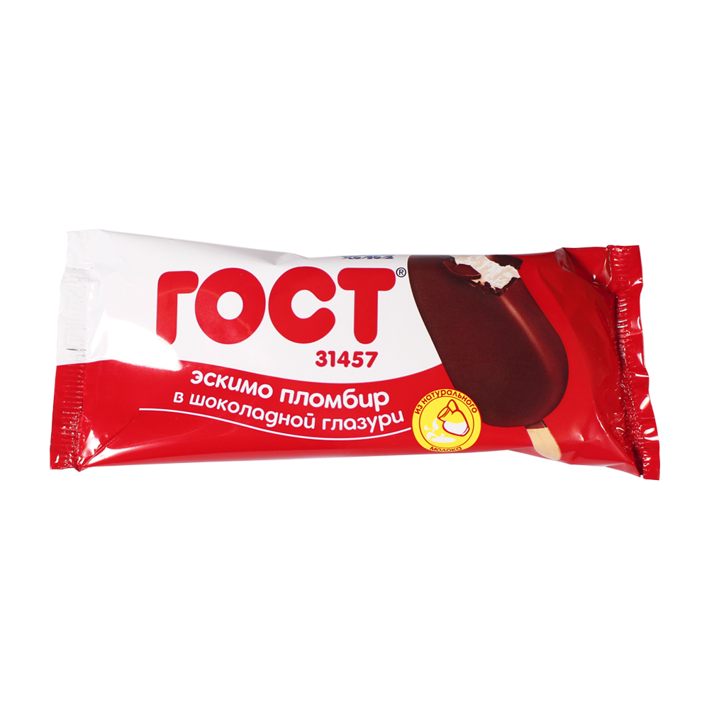 Мороженое НЧ эскимо ГОСТ пл-р в шок.гл 40*70г (497)