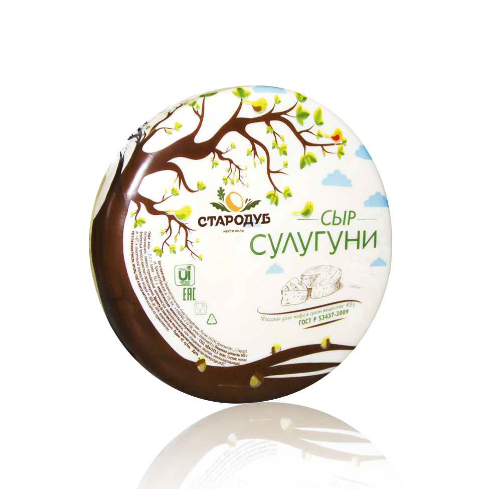Сыр Сулугуни Стародуб 45% 0,7кг