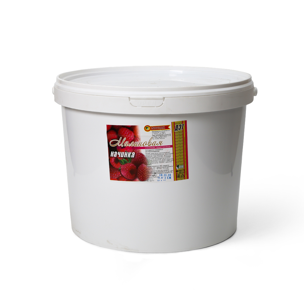 Начинка малиновая ДЭТ термостабильная 13 кг