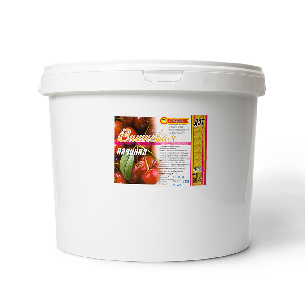 Начинка вишневая ДЭТ термостабильная 13 кг
