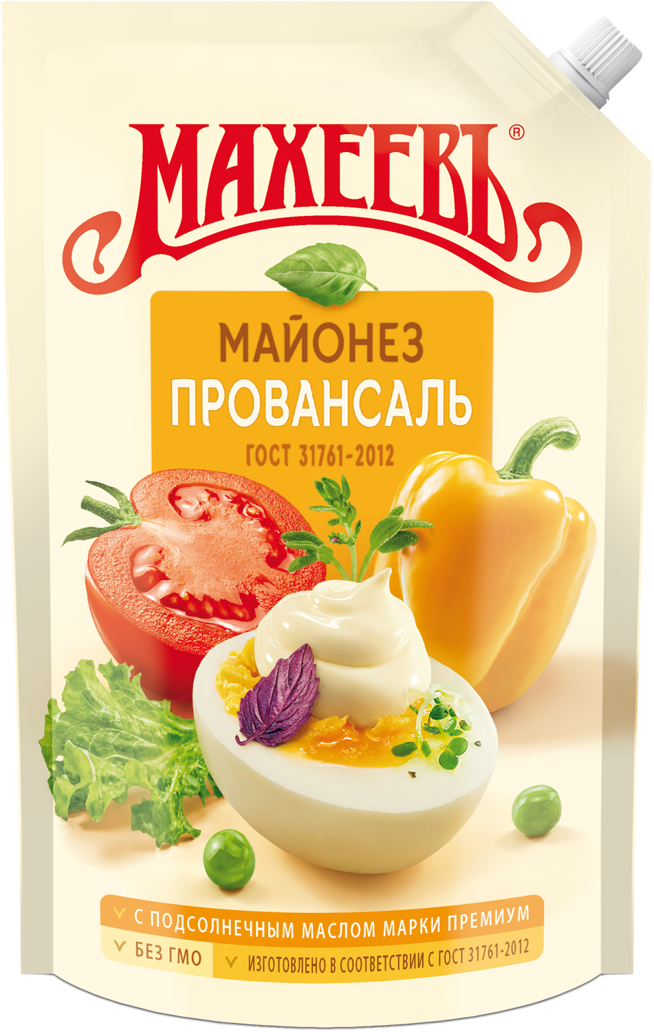 Майонез Провансаль Махеев классический 50,5% 800 мл дой-пак