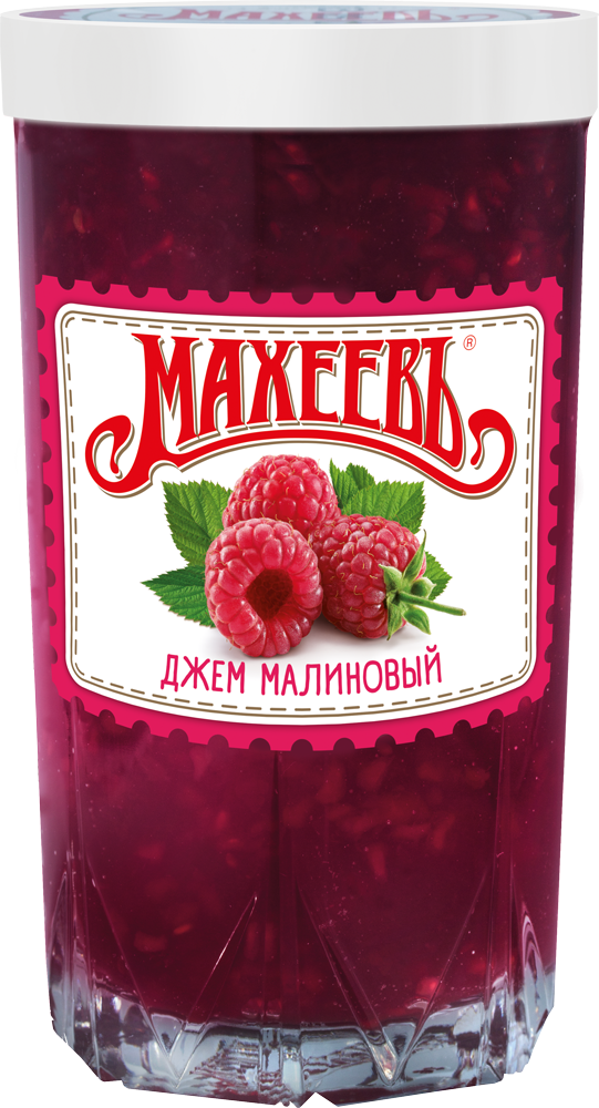 Джем Малиновый Махеев 400г стакан