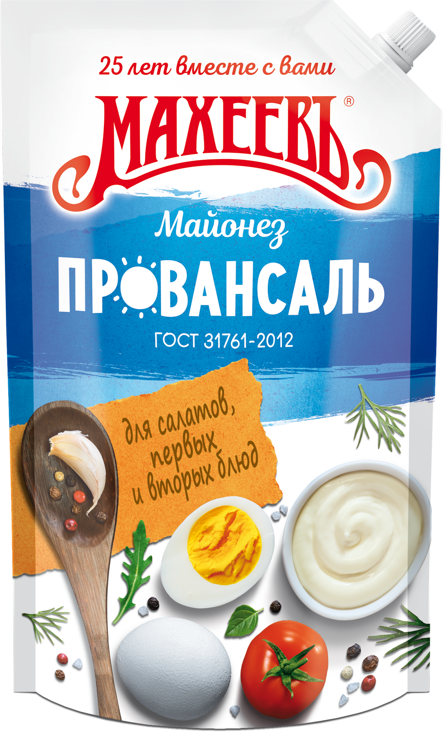 Махеев Провансаль Майонез 800 мл 50,5% Белый ДПДЗ