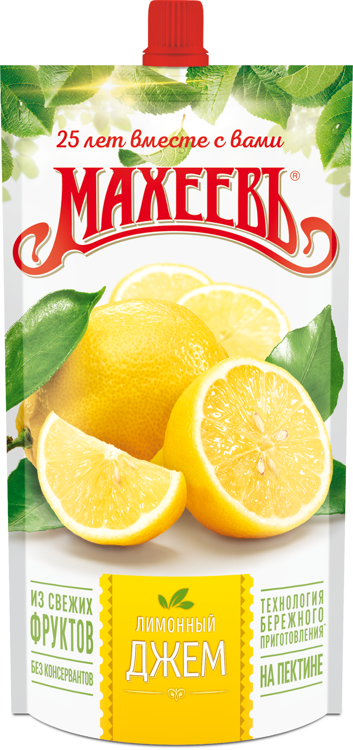 Джем Лимонный Махеев 300г дой-пак