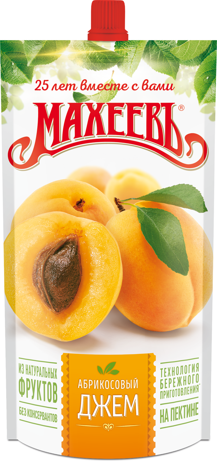 Джем Абрикосовый Махеев 300г дой-пак