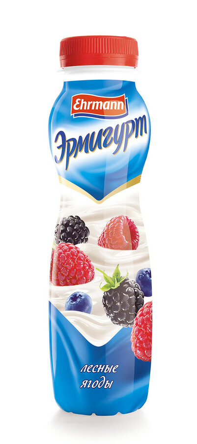 Йогурт питьевой Эрмигурт со вкусом лесных ягод 1,2% 290г