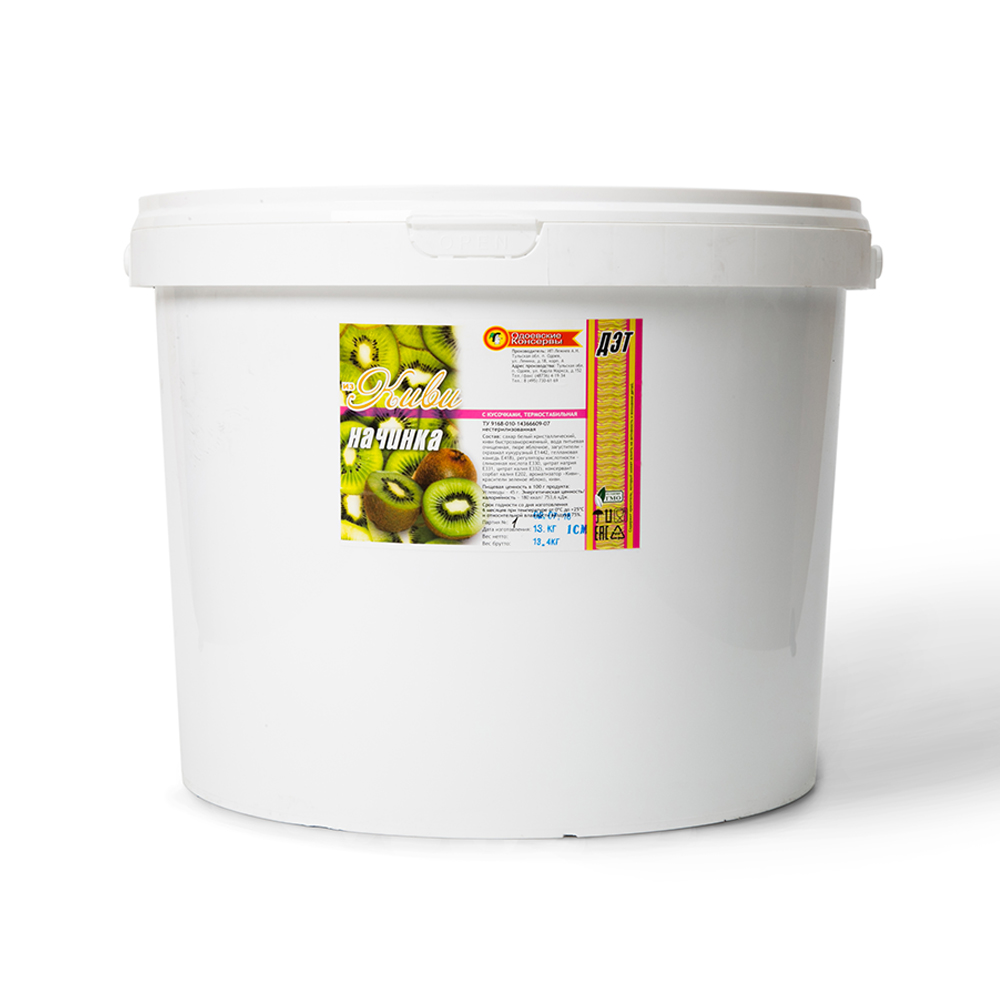 Начинка ДЭТ киви термостабильная 13 кг