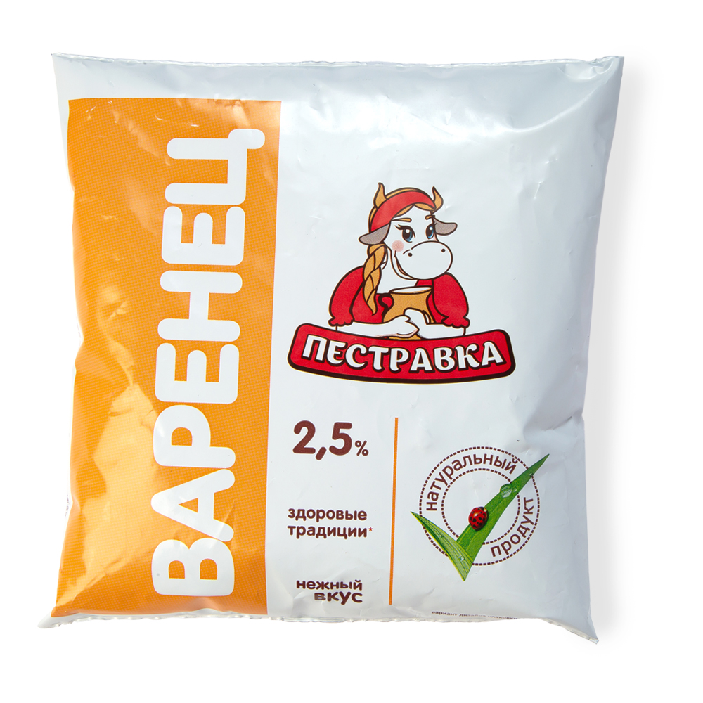 Варенец Пестравка 2,5%  450г Фин-пак