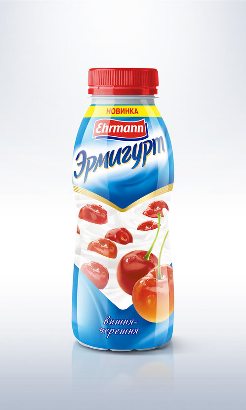 Эрмигурт питьевой 420г 1,2% Вишня-черешня Нап.йог.паст.