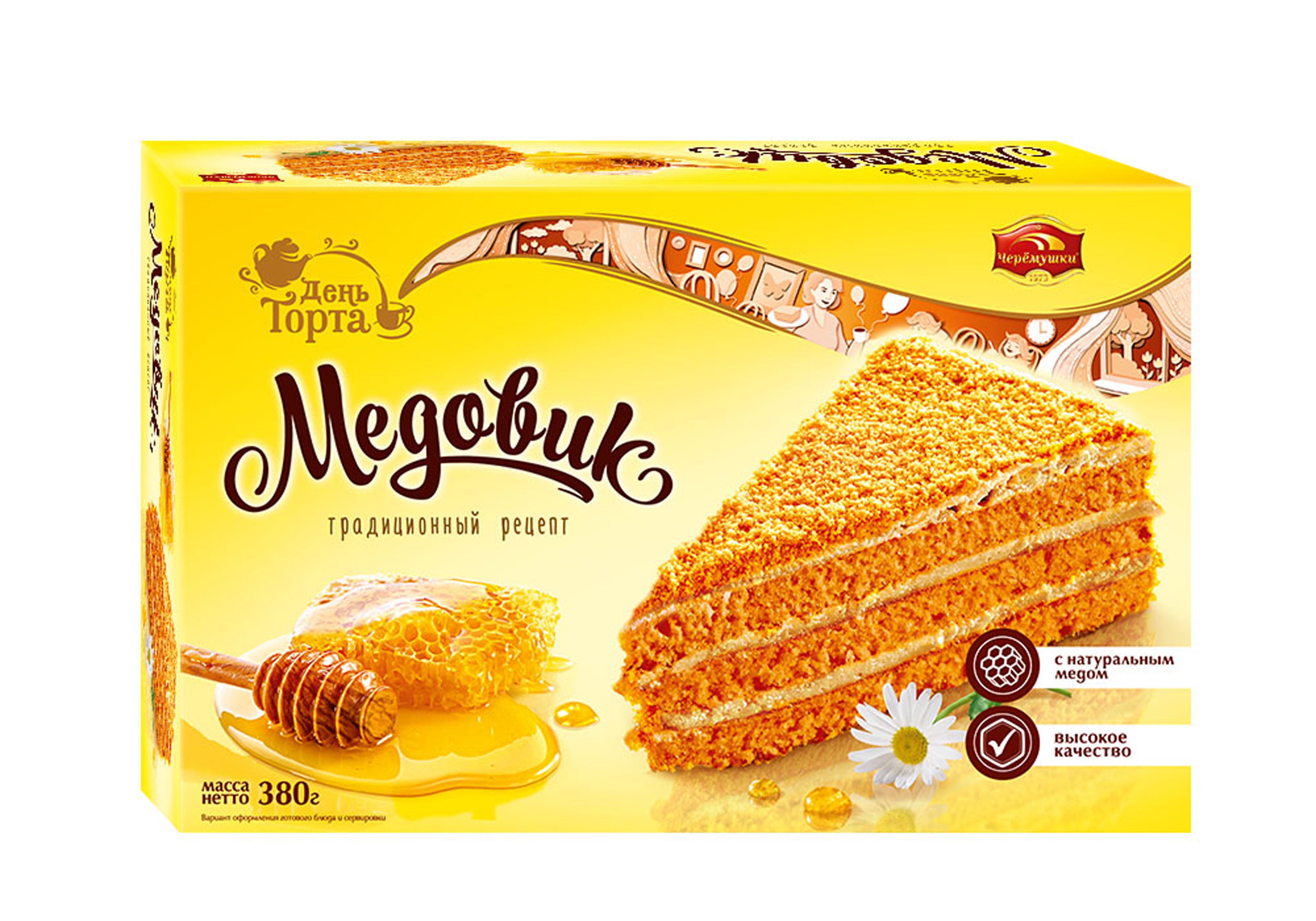 Торт Черемушки Медовик 380г