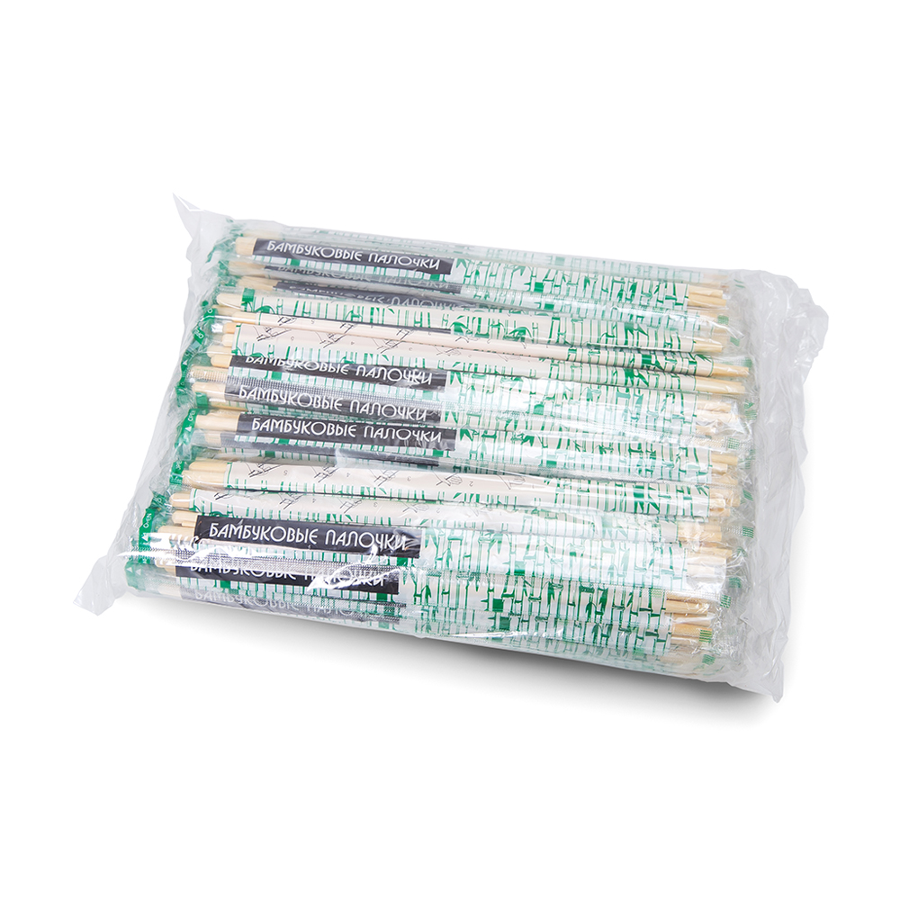 Палочки бамбуковые круглые с зубочисткой