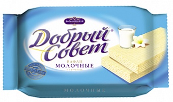 Вафли Добрый совет на фруктозе 73г