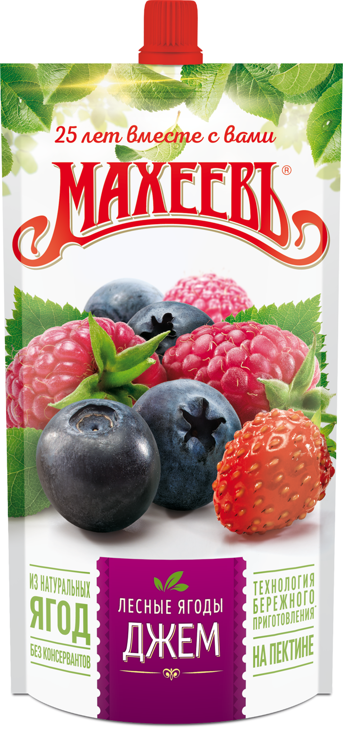 Джем Лесные ягоды Махеев 300г  дой-пак