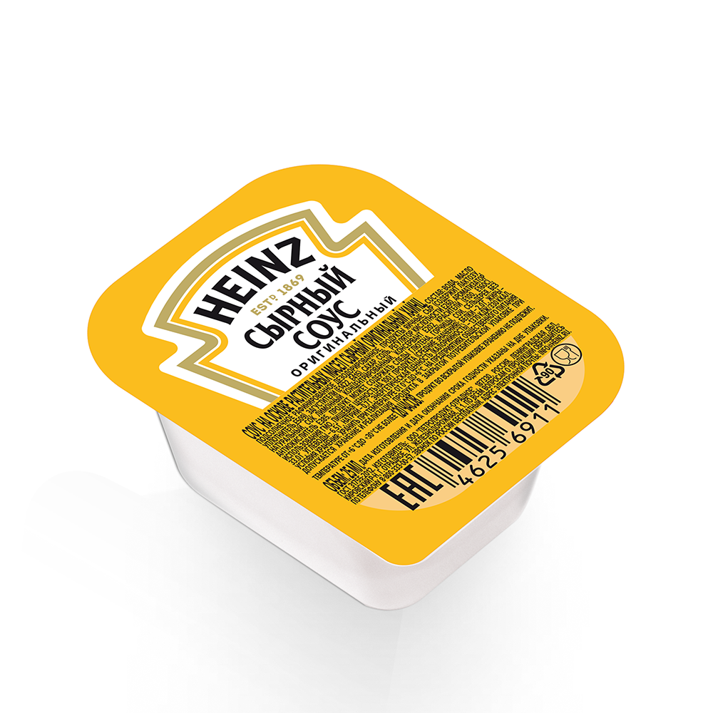 Соус  Heinz  Сырный порционный 25мл/125шт Дип-пот