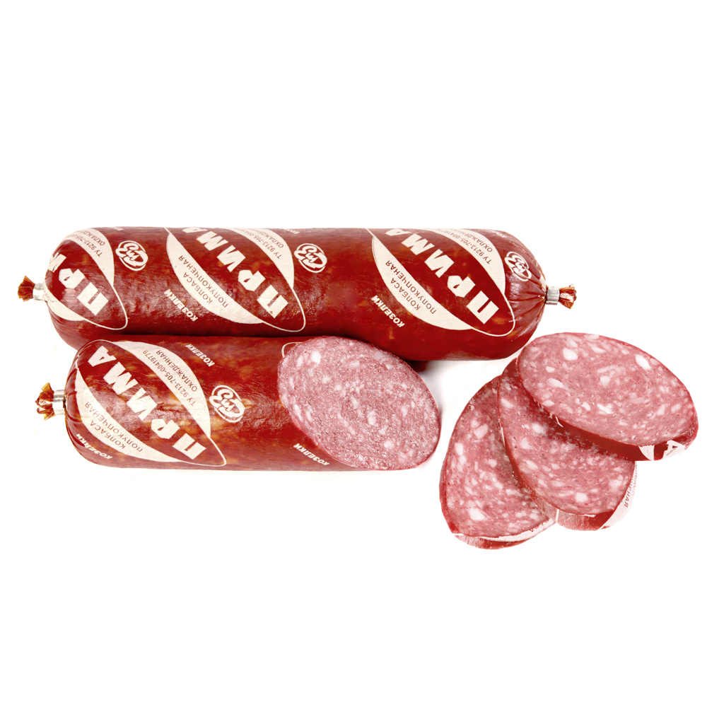 Колбаса варено-копченая Козелки Прима 0,4кг