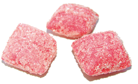 Карамель ТАКФ Желейная со вкусом клубничного йогурта в сахаре 5кг