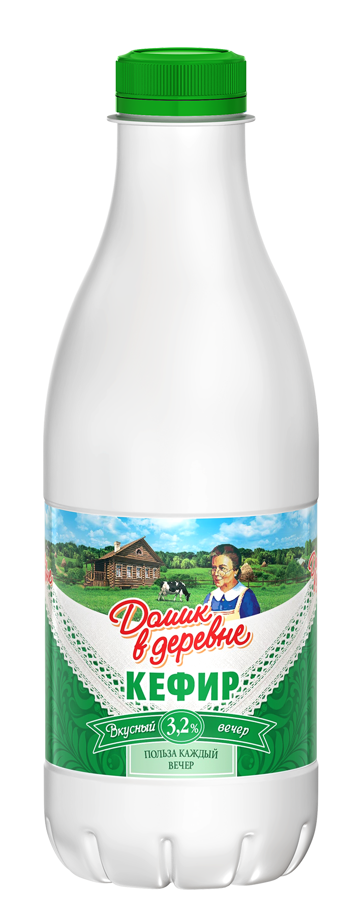 Кефир Домик в деревне 3,2% 900г ПЭТ