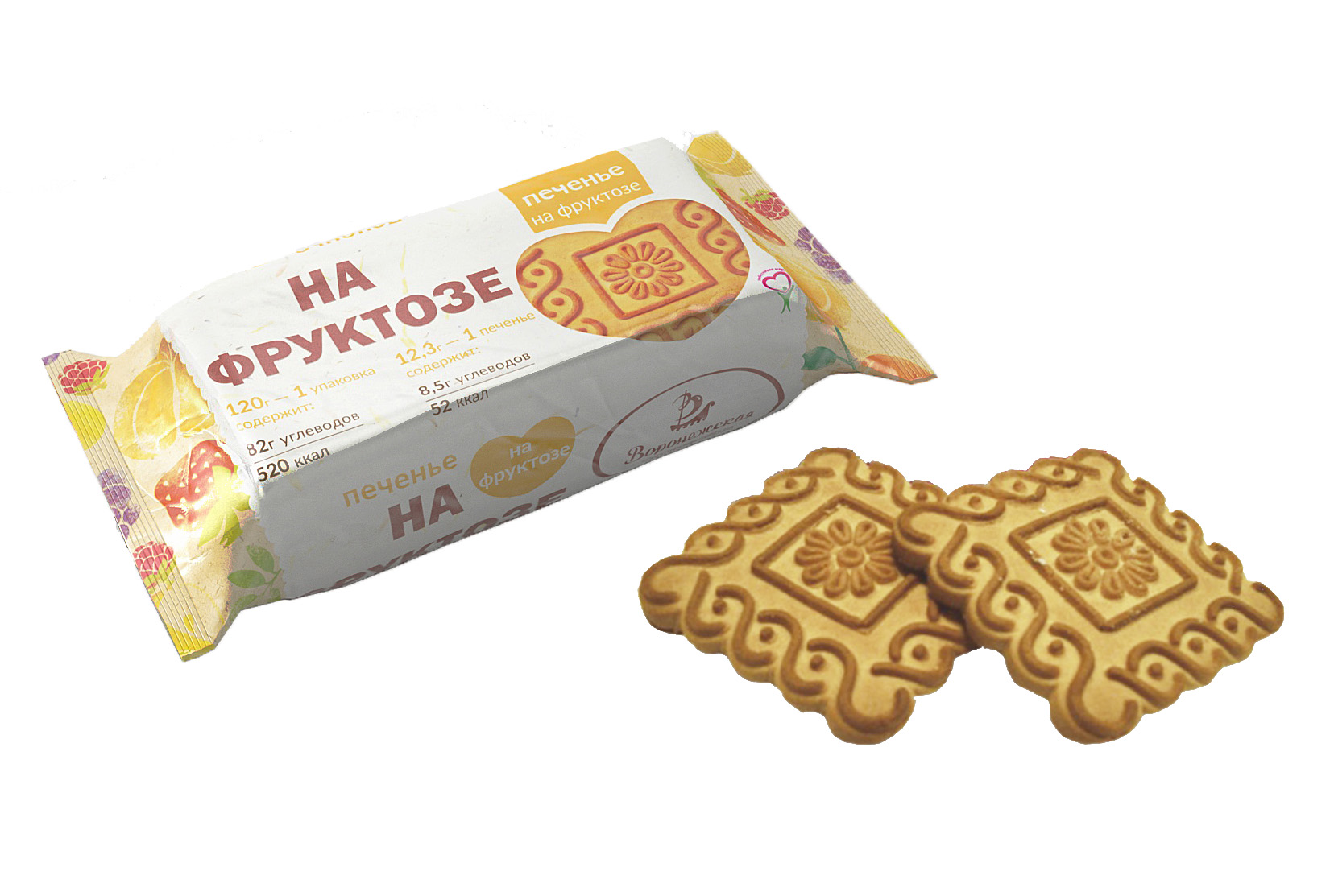 Печенье Воронежская кондитерская фабрика без сахара на фруктозе 5,5 кг
