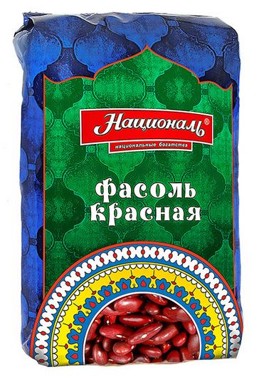Фасоль красная Националь калибров 450 г/6 шт