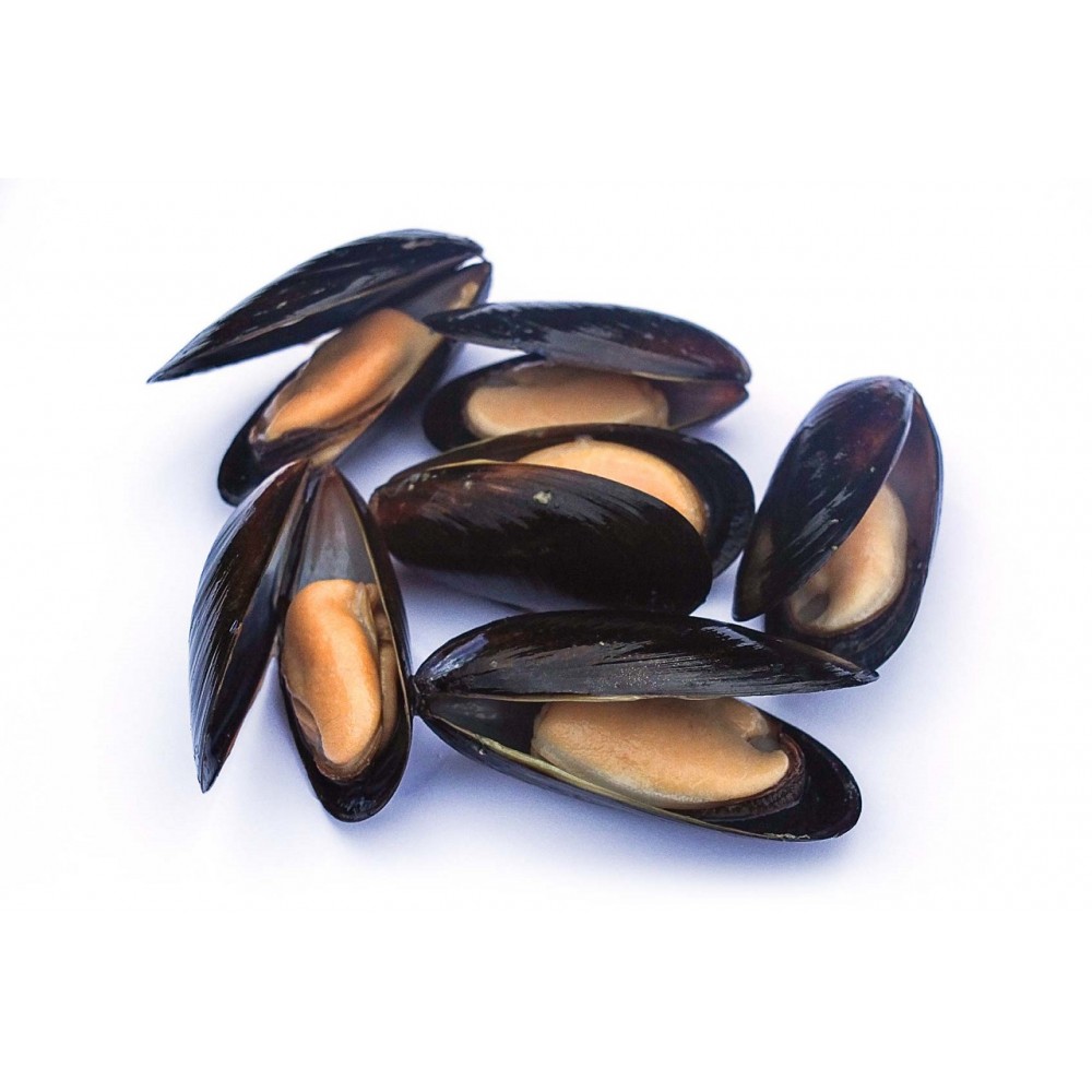 Мидии в/м в 2-х створках 40/60 Чили 0,5 кг