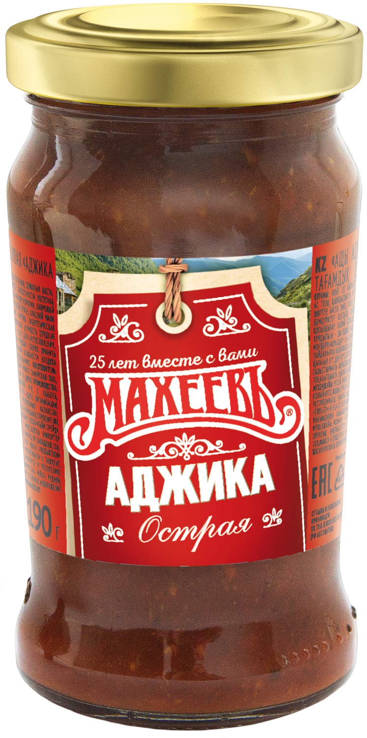 Аджика Махеев острая 190г твист