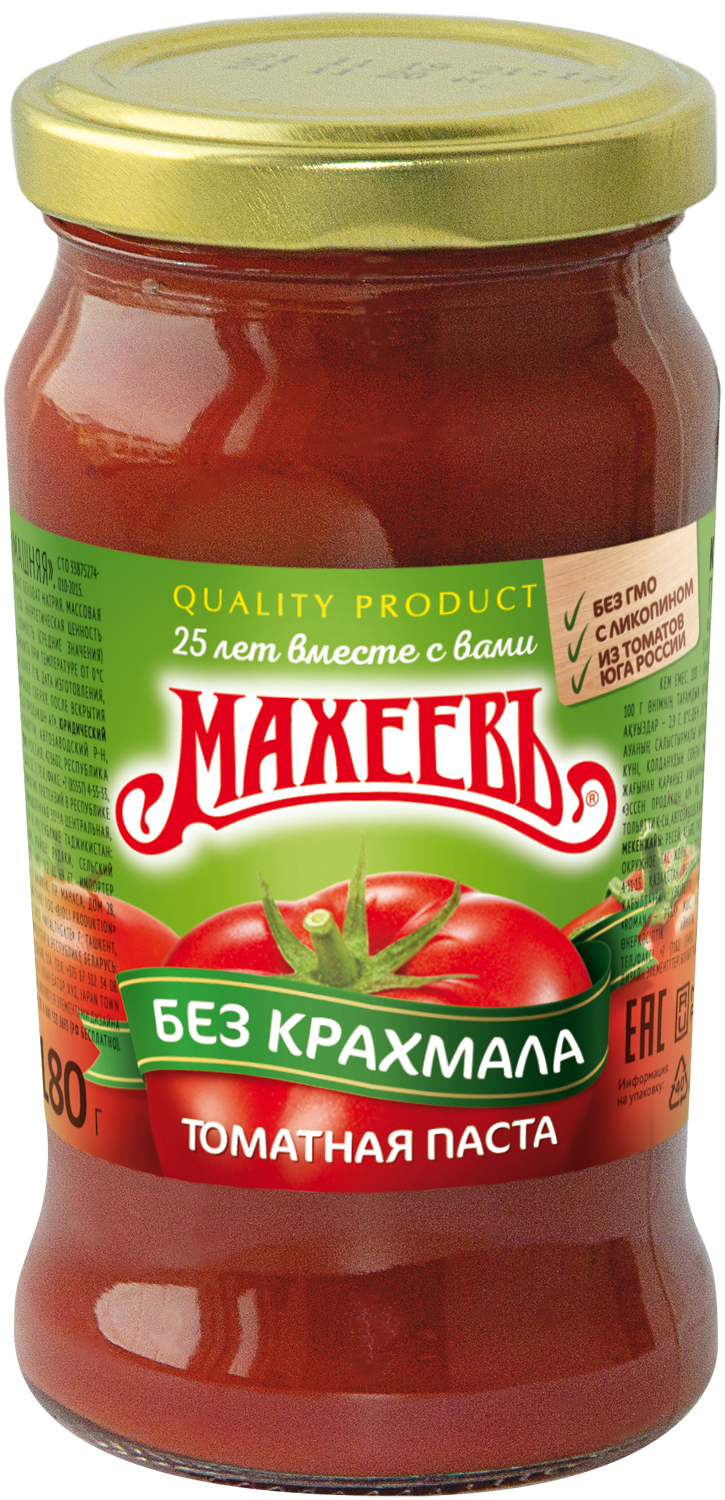 Томатная паста  Махеевъ Домашняя 180г