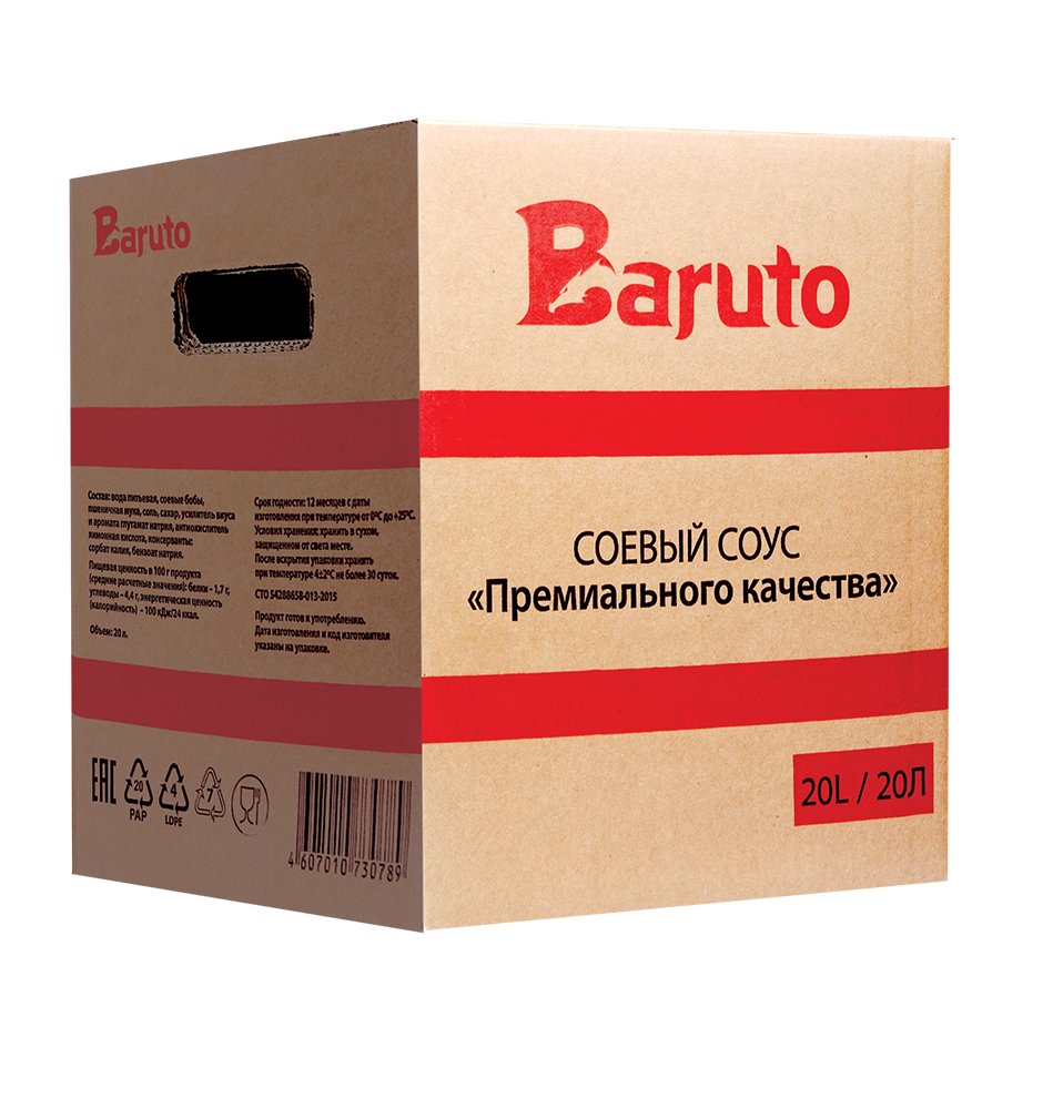 Соус соевый Премиум Баруто 20 л