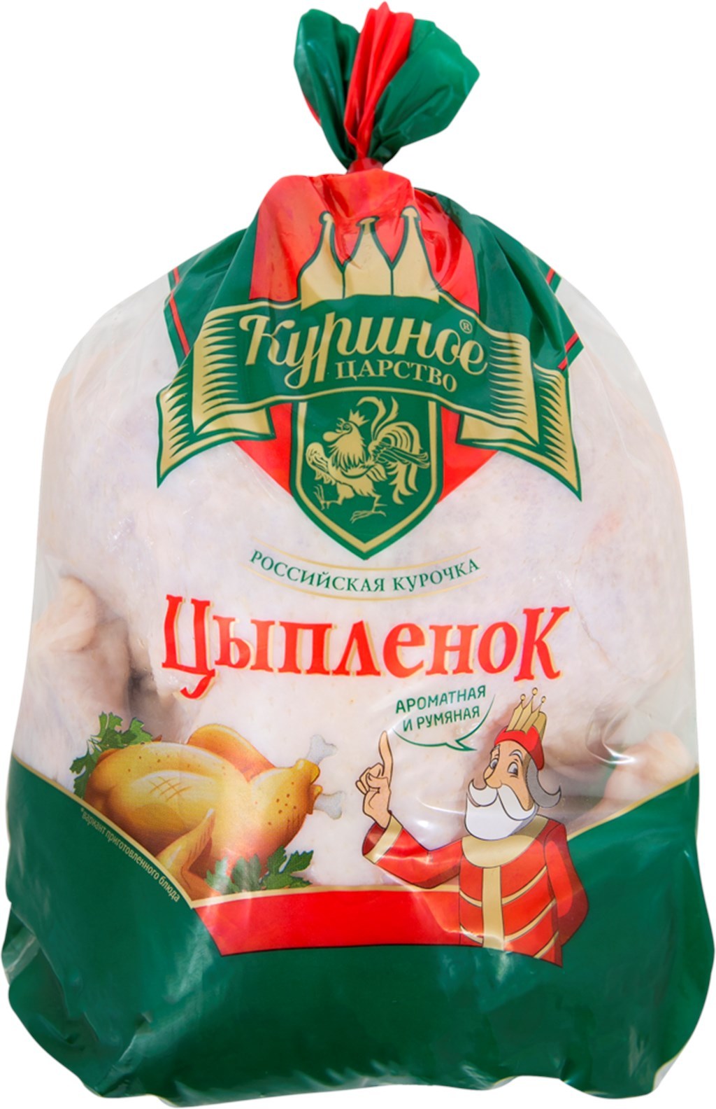 Тушка 1 сорт ЦБ Куриное Царство /пакет/ /вес/ ГОСТ заморож