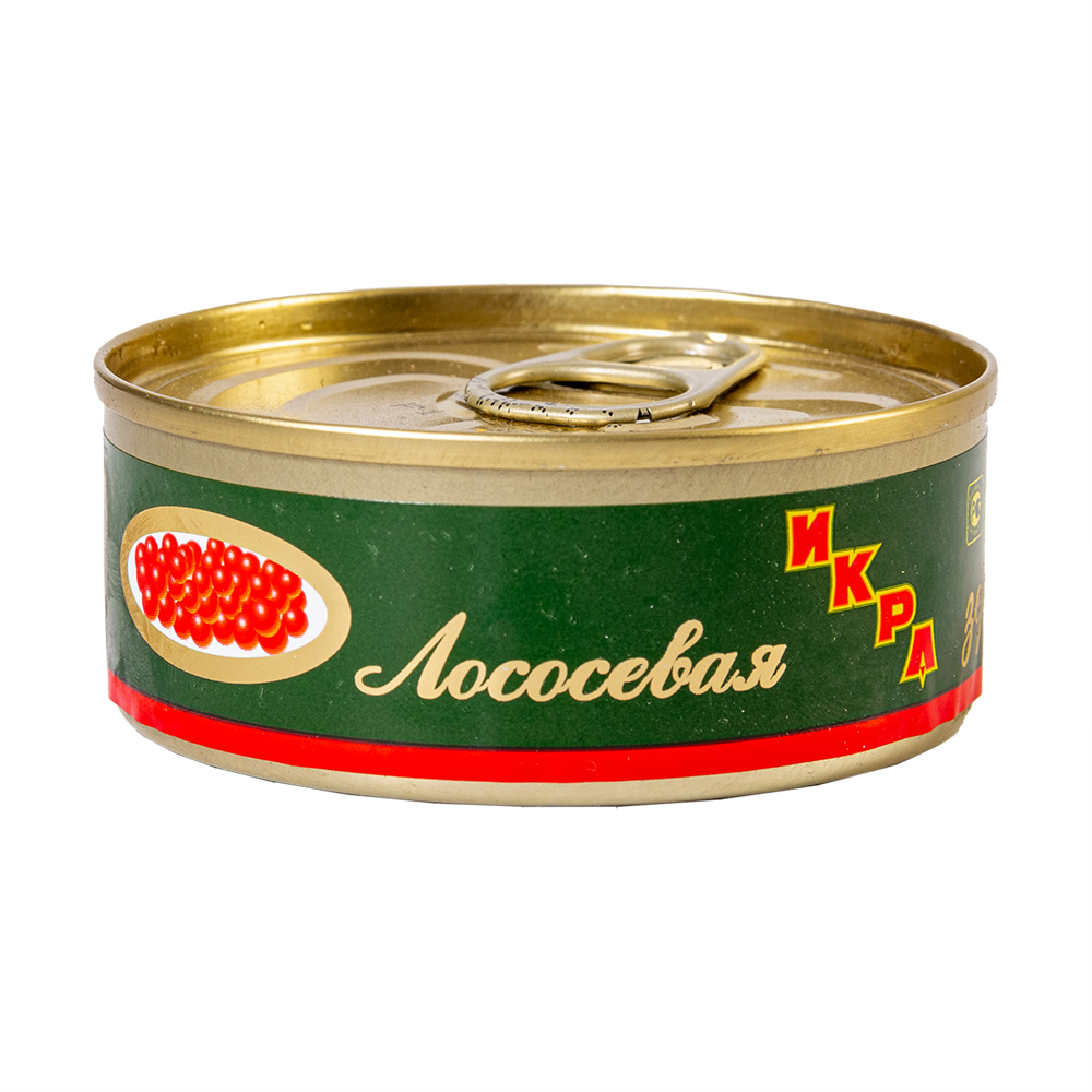 Икорное рыбное изделие Икра лососевая киржачская ж/б 95гр