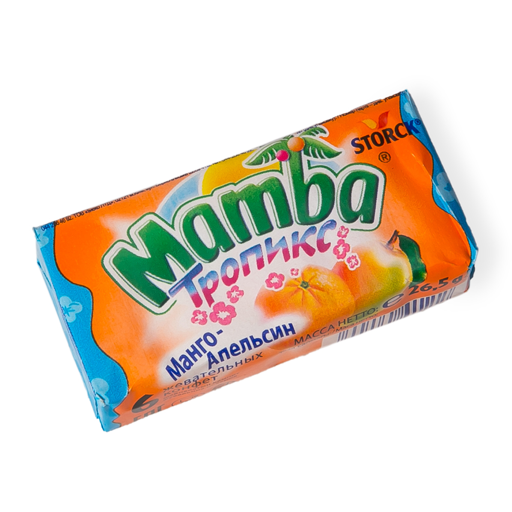 Жевательные конфеты Mamba тропикс 26,5г