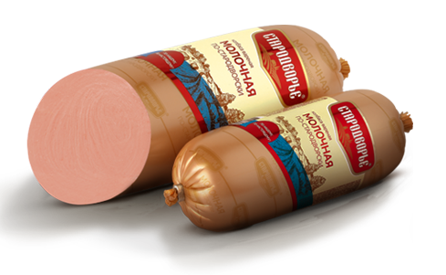 Колбаса вареная "Молочная По-стародворски" Золото Вес СТАРОДВОРЬЕ п/а (СД)