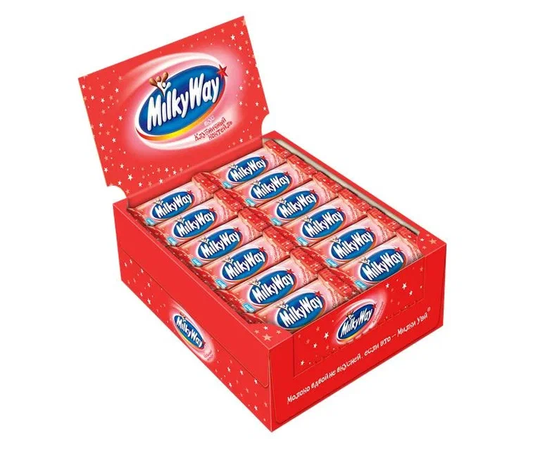 Шоколадный батончик Milky Way Клубничный коктейль 26г