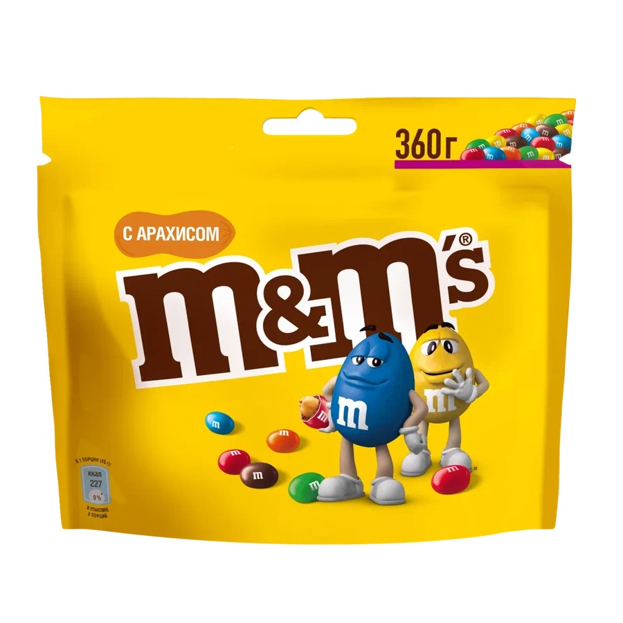 Драже M&M's с арахисом 360г