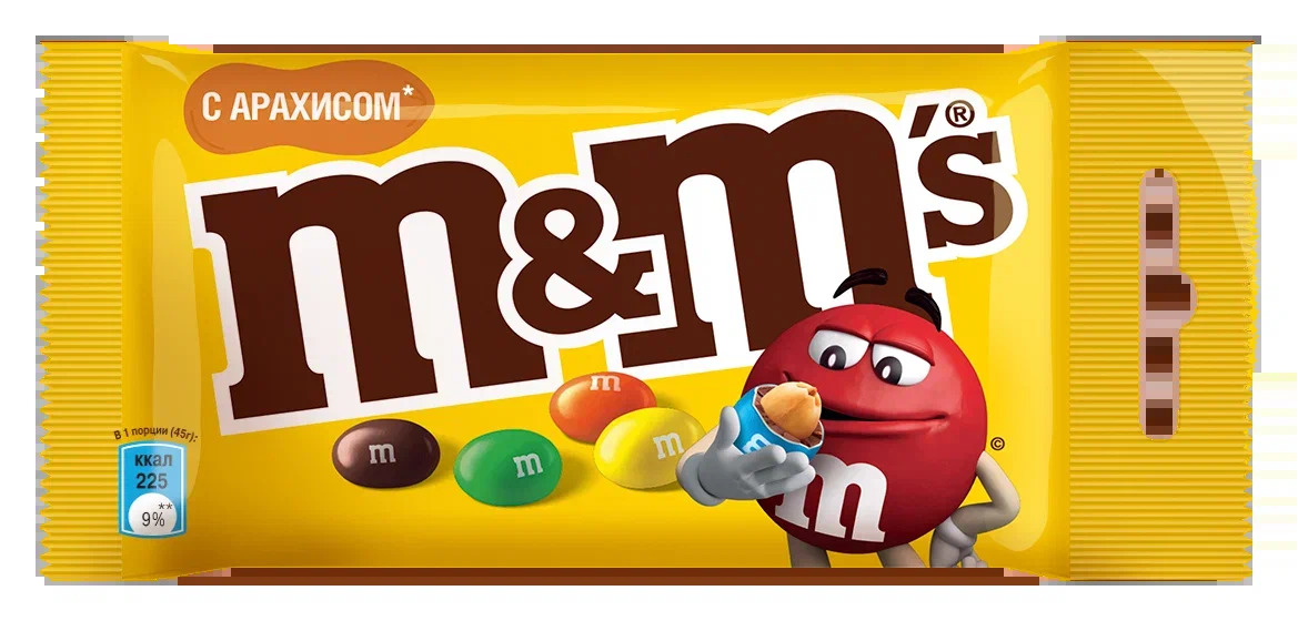 Драже M&M's с арахисом 45г