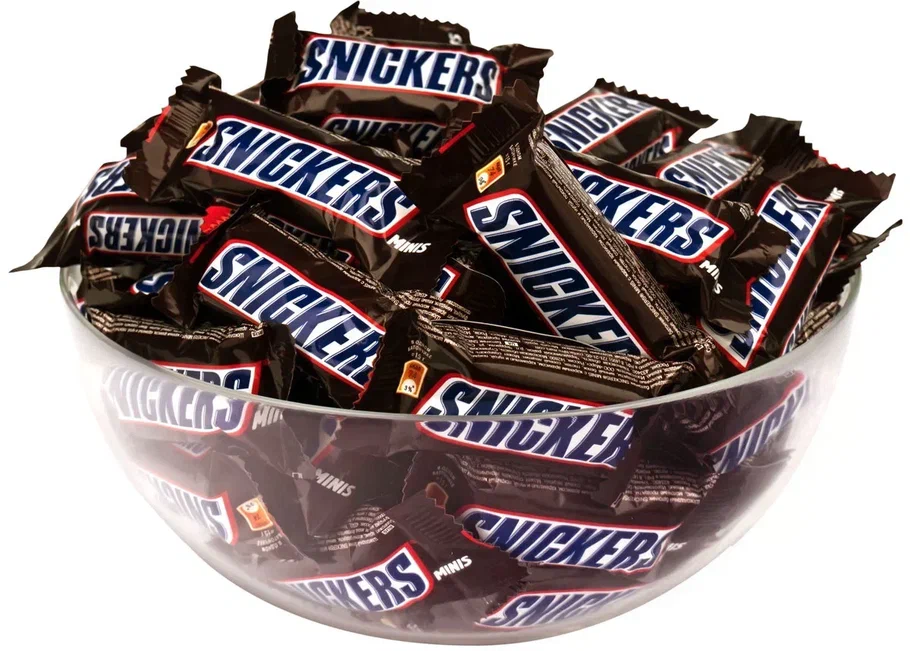 Шоколадные конфеты Snickers Minis 2,9 кг