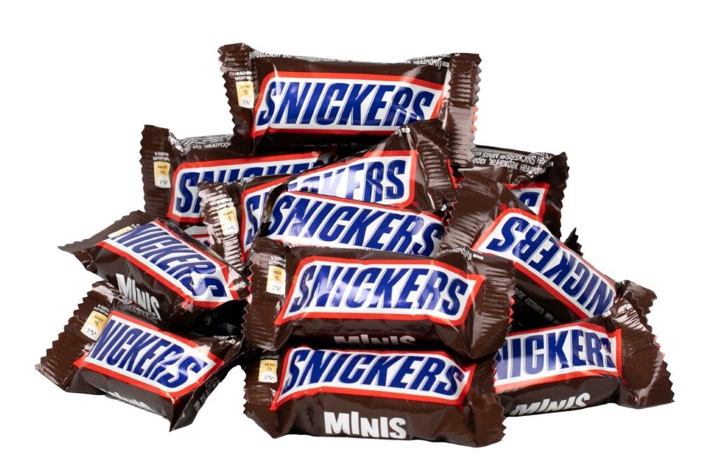 Шоколадные конфеты Snickers Minis 2,9 кг